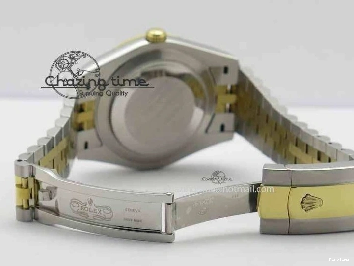 MiroTime 0125 Casual DateJust II 41mm SS YG BP Maker Best Edition White Dial On Jubilee Bracelet 3673